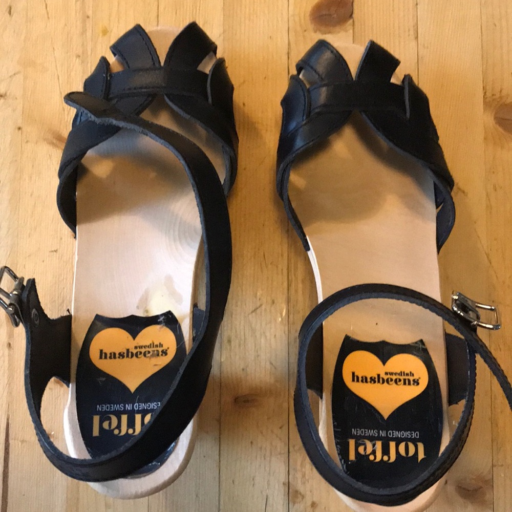 Swedish Hasbeens Pearl skyhigh shoes